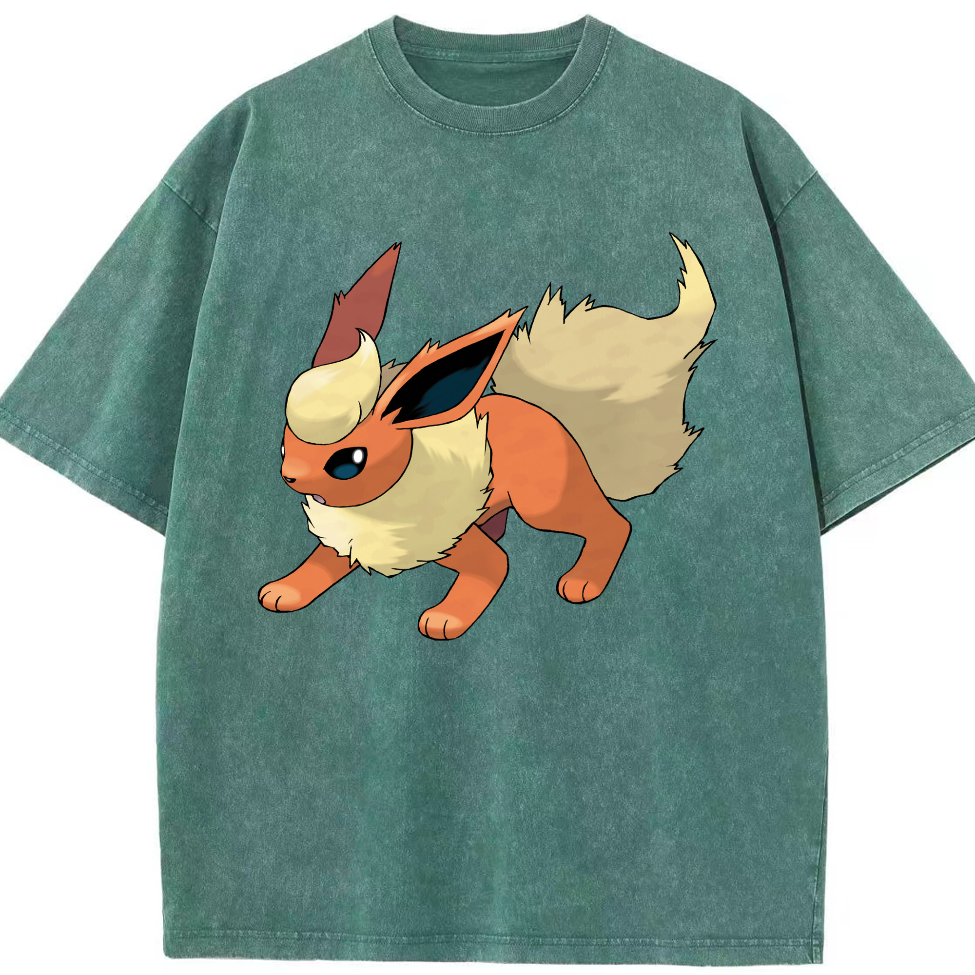 （画像用） ポケットモンスター Pokémon 綿100% ヴィンテージ風 半袖Tシャツ（フロントプリント）